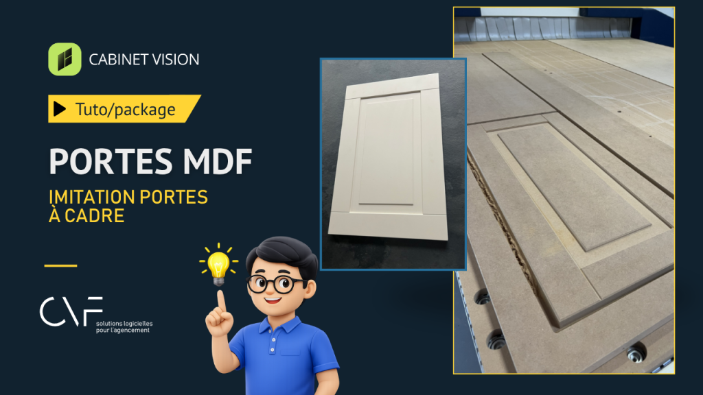 Et si une porte MDF pouvait reproduire l’aspect d’une véritable porte à cadre ?