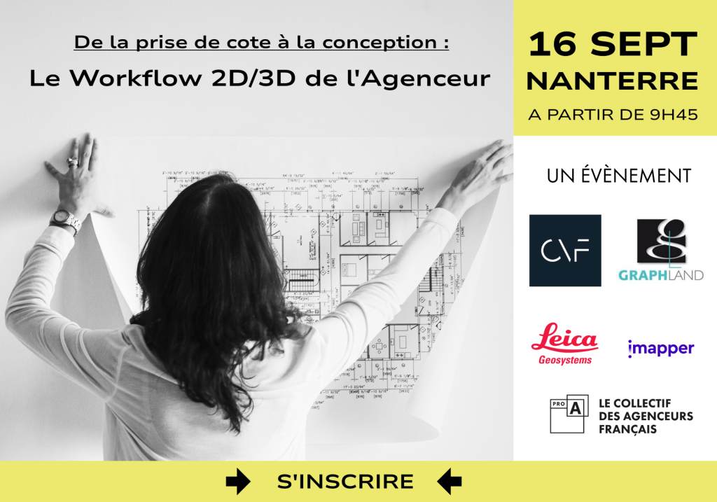 De la prise de cotes à la conception – Le workflow 2D/3D de l&rsquo;agenceur